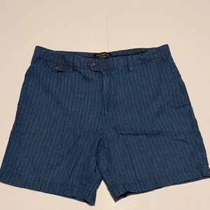 Banana Republic Navy Pinstripe Shorts